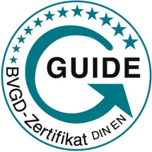 ausgebildete Guides nach EU-Norm